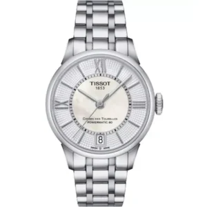 TISSOT Women’s Powermatic Swiss-Made Silver Stainless Steel Mother Of Pearl Dial 32mm Watch T099.207.11.118.00